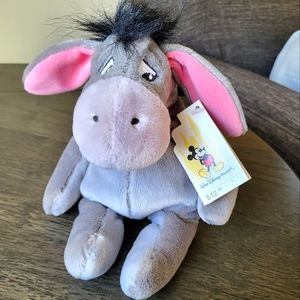 Eeyore Disney Plush Vintage 10" with tag